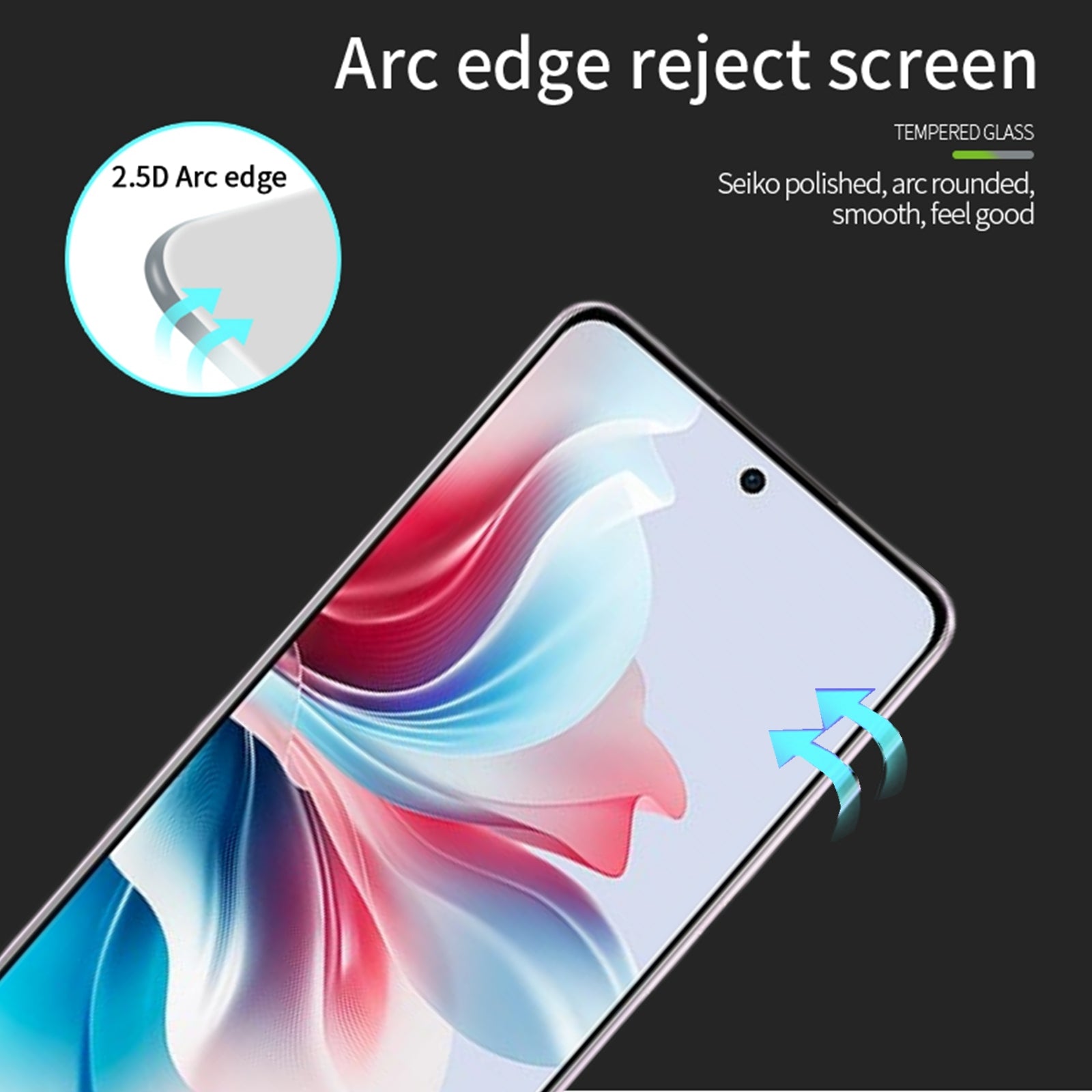 MOFI JK Tempered Glass Film Series-1 for Oppo Reno11 F 5G Full Screen Protector Anti-explosion Film MOFI JK Tempered Glass Film Series-1 for Oppo Reno11 F 5G Full Screen Protector Anti-explosion Film